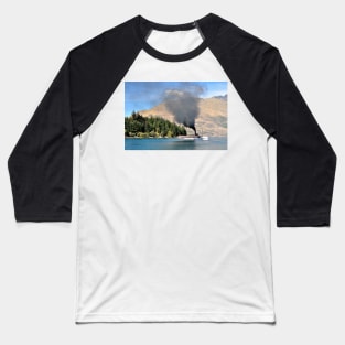 Nouvelle Zélande - Queenstown, Lac Wakatipu Baseball T-Shirt